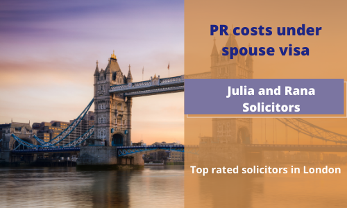 PR cost spouse Visa